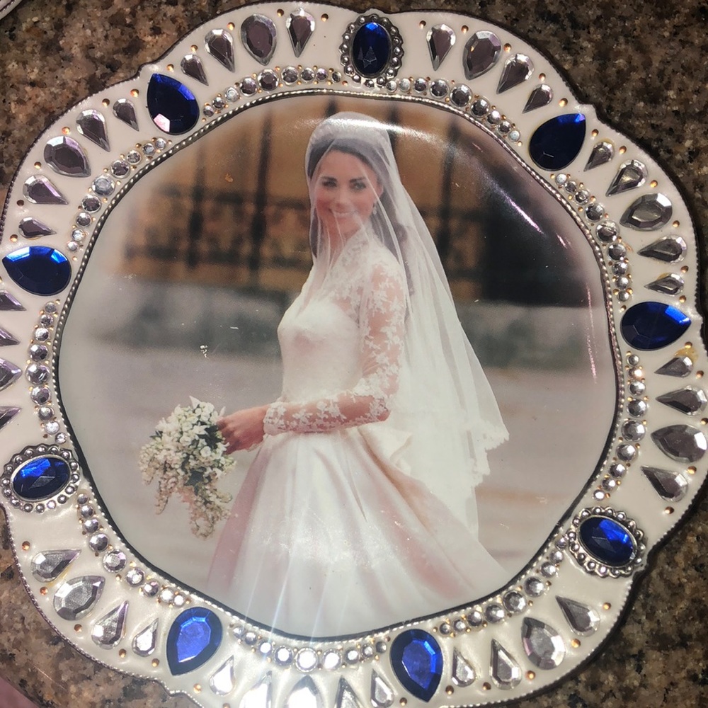 Beautiful Bride Princess of Wales Kate Plate - limited edition